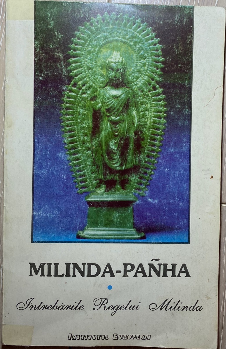 Coperta cărții Milinda-Panha